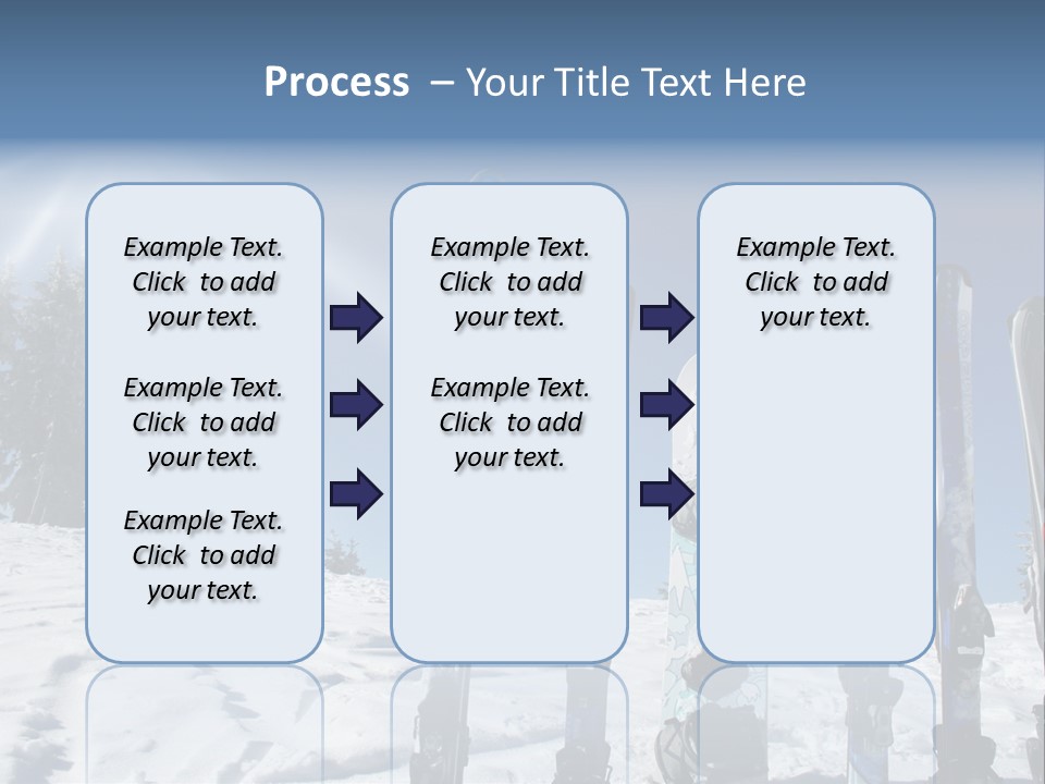 Glide Snow Sport PowerPoint Template