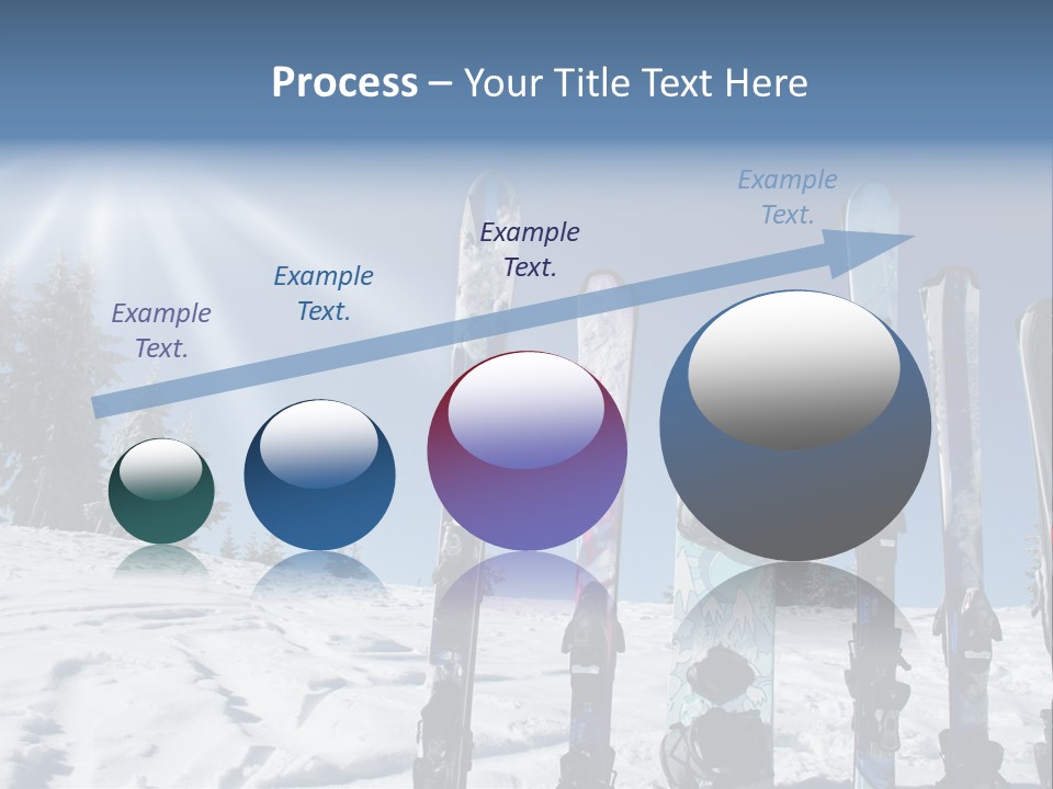 Glide Snow Sport PowerPoint Template