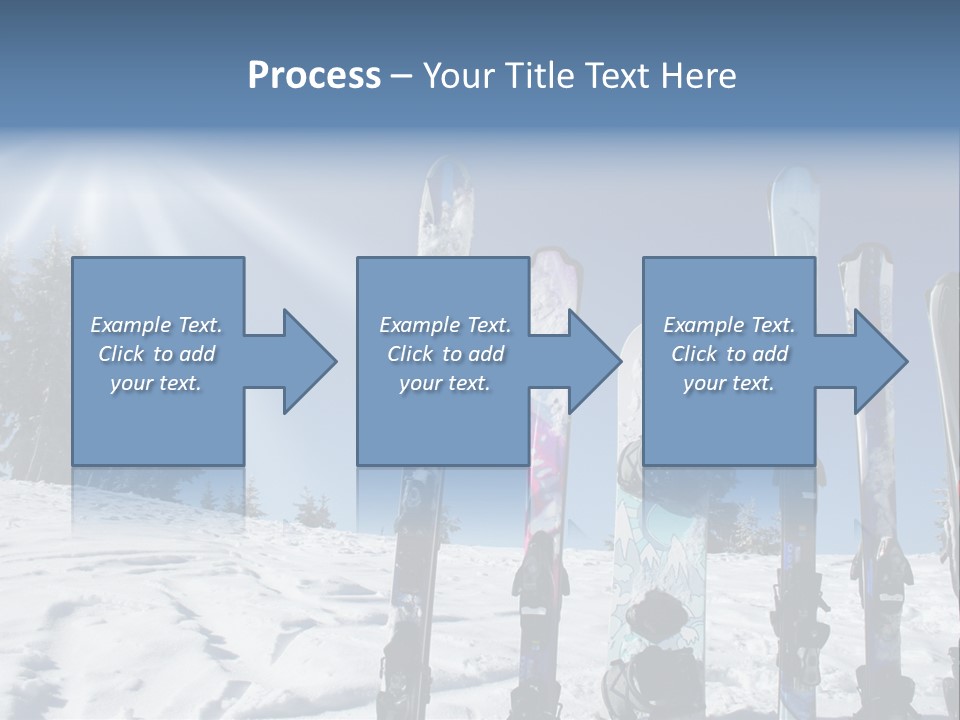 Glide Snow Sport PowerPoint Template