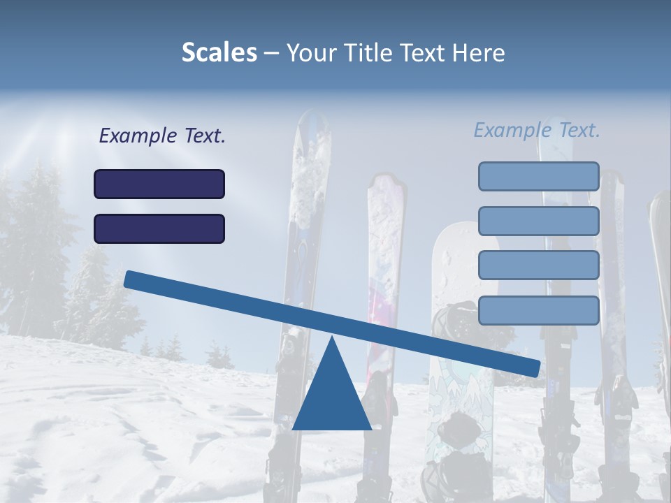 Glide Snow Sport PowerPoint Template