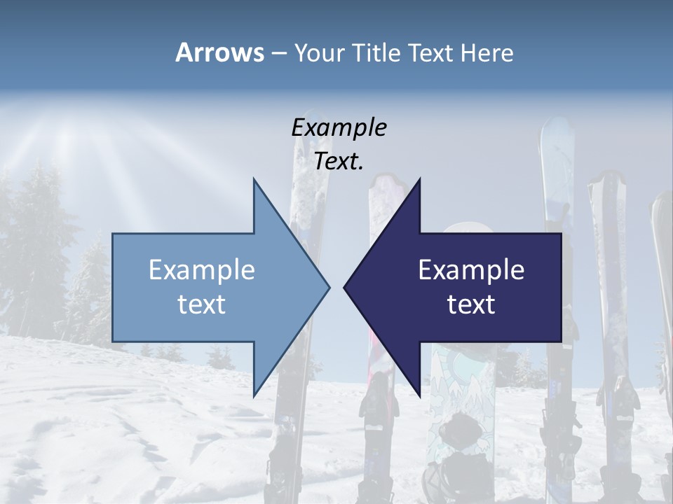 Glide Snow Sport PowerPoint Template