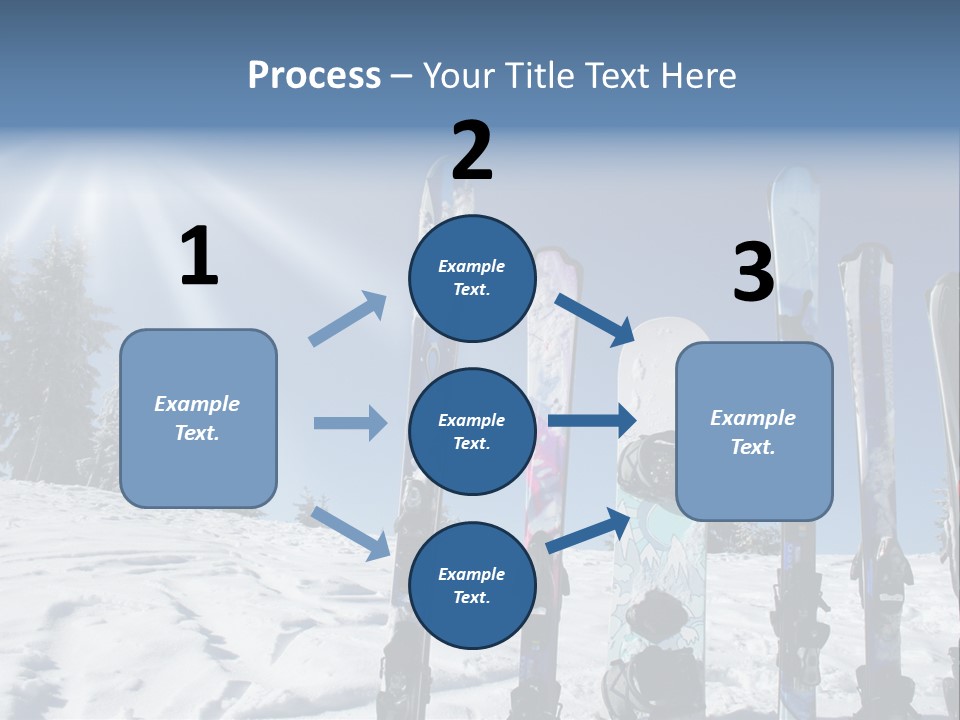 Glide Snow Sport PowerPoint Template