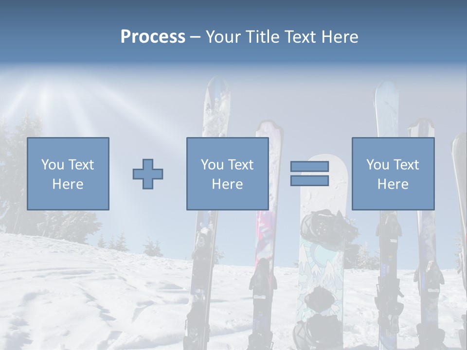 Glide Snow Sport PowerPoint Template