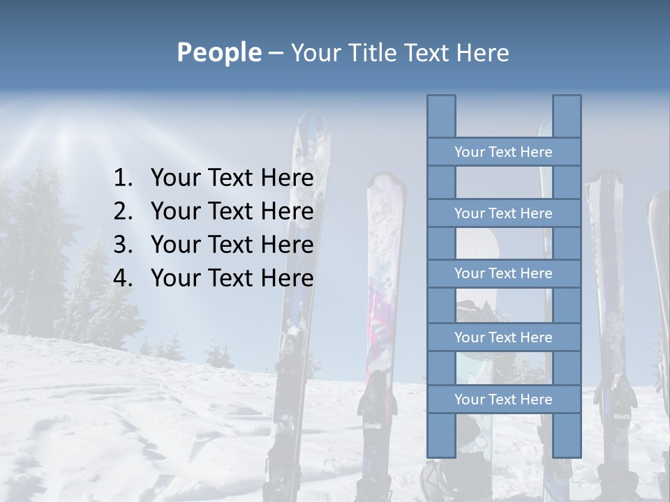 Glide Snow Sport PowerPoint Template