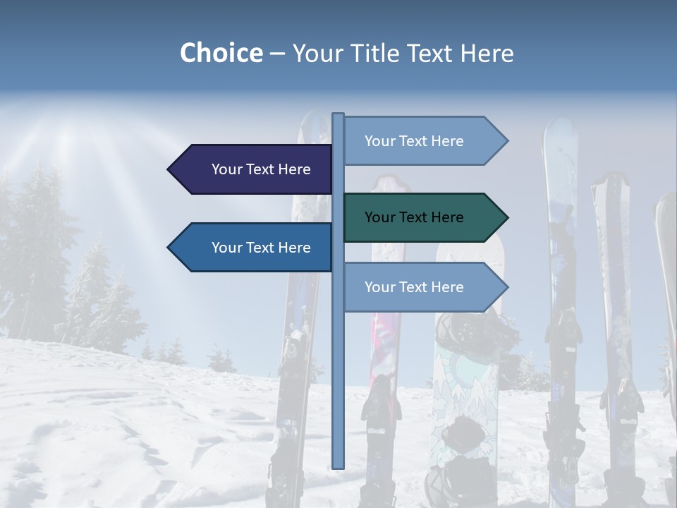 Glide Snow Sport PowerPoint Template