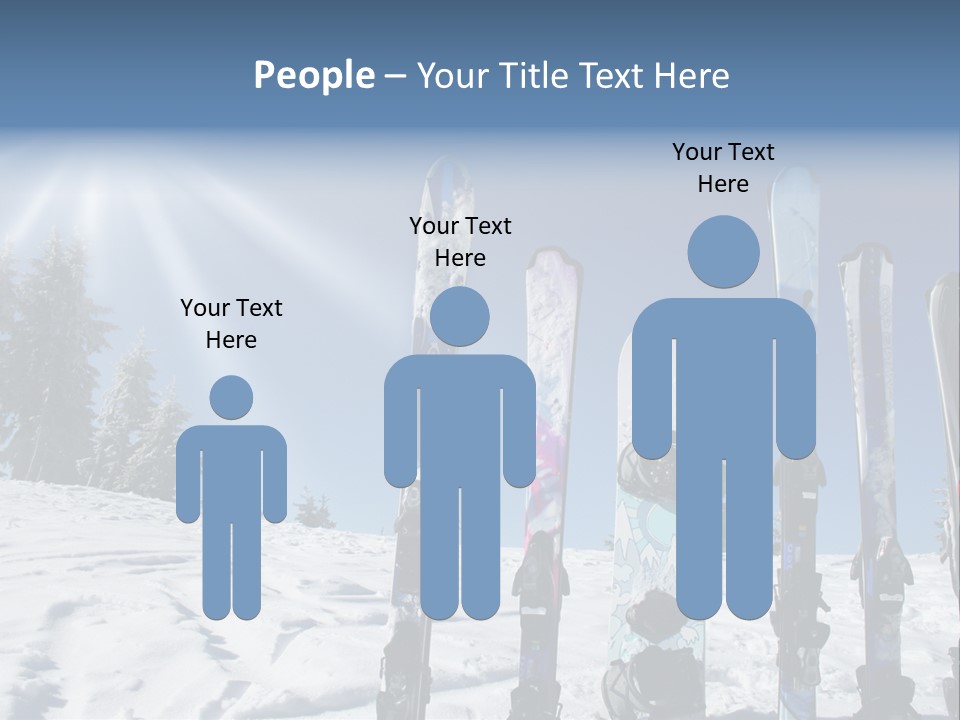 Glide Snow Sport PowerPoint Template