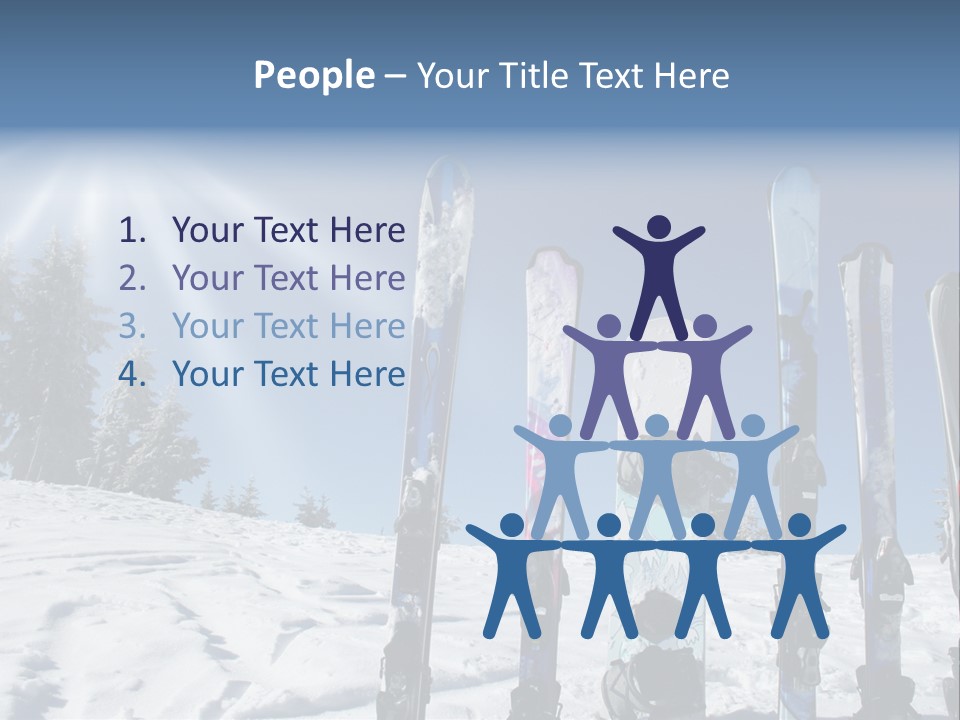 Glide Snow Sport PowerPoint Template
