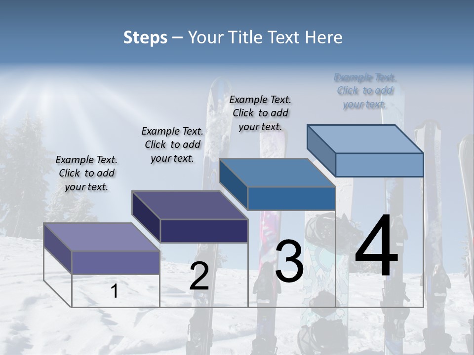 Glide Snow Sport PowerPoint Template