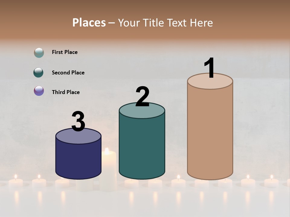 Flame Candle Wellness PowerPoint Template