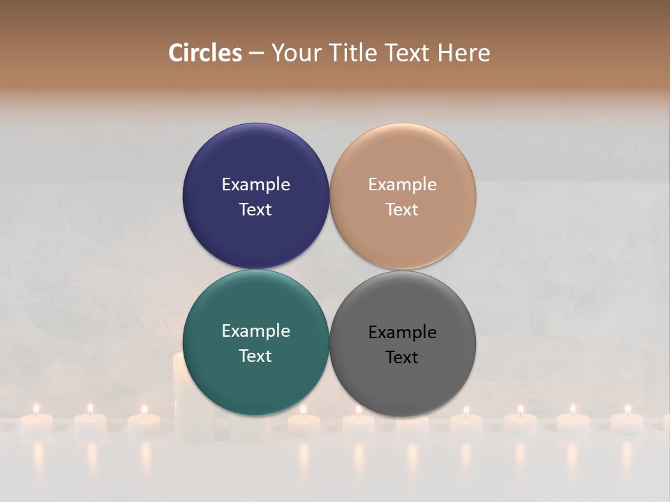 Flame Candle Wellness PowerPoint Template