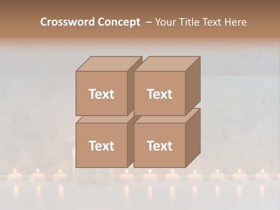 Flame Candle Wellness PowerPoint Template