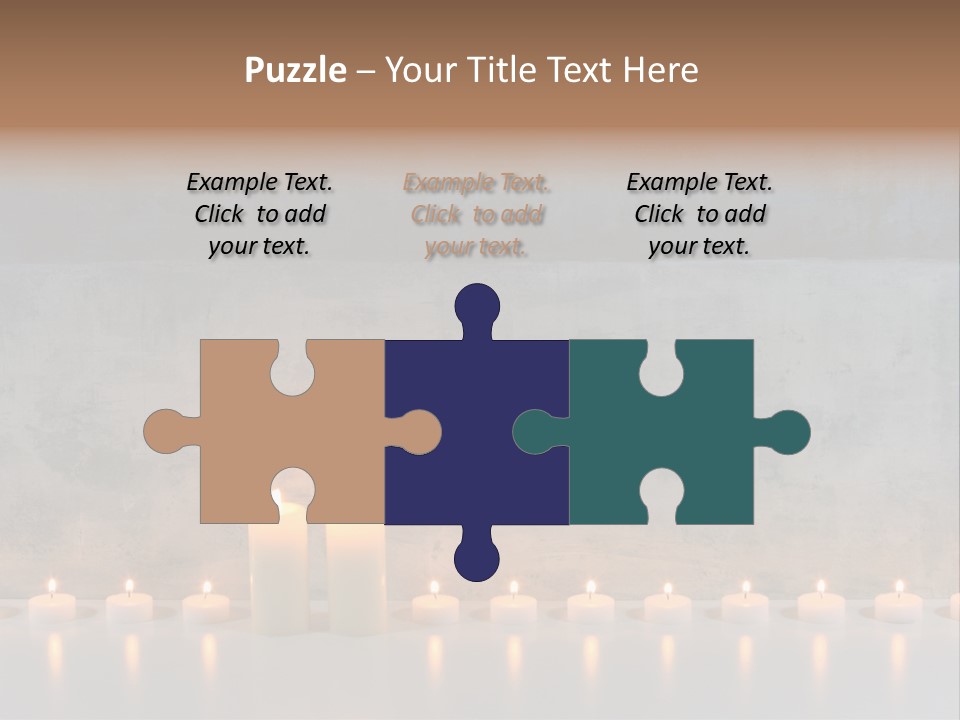 Flame Candle Wellness PowerPoint Template