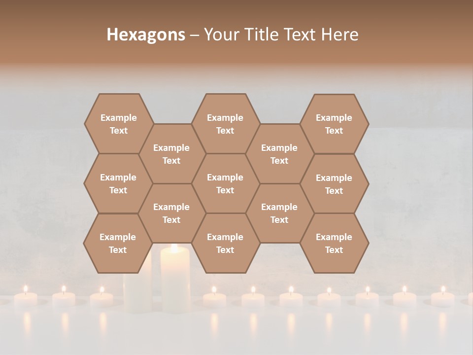 Flame Candle Wellness PowerPoint Template