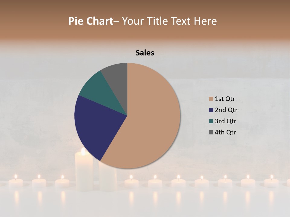 Flame Candle Wellness PowerPoint Template
