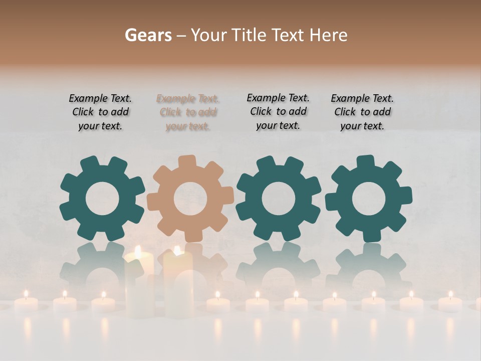 Flame Candle Wellness PowerPoint Template