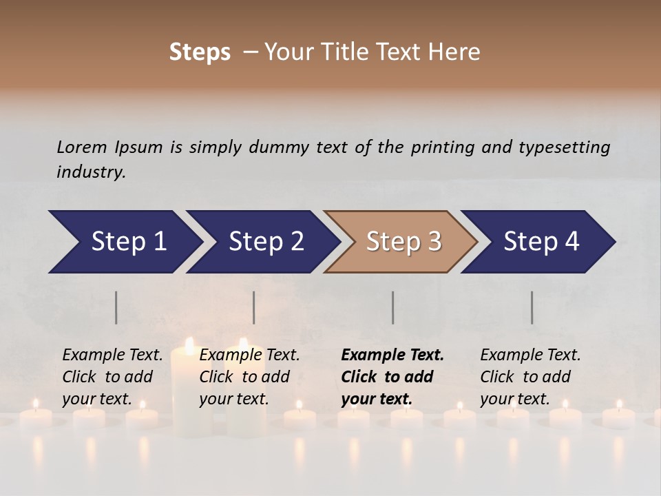 Flame Candle Wellness PowerPoint Template