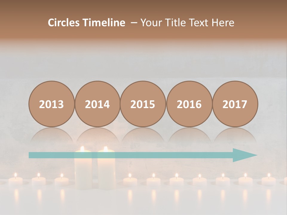Flame Candle Wellness PowerPoint Template