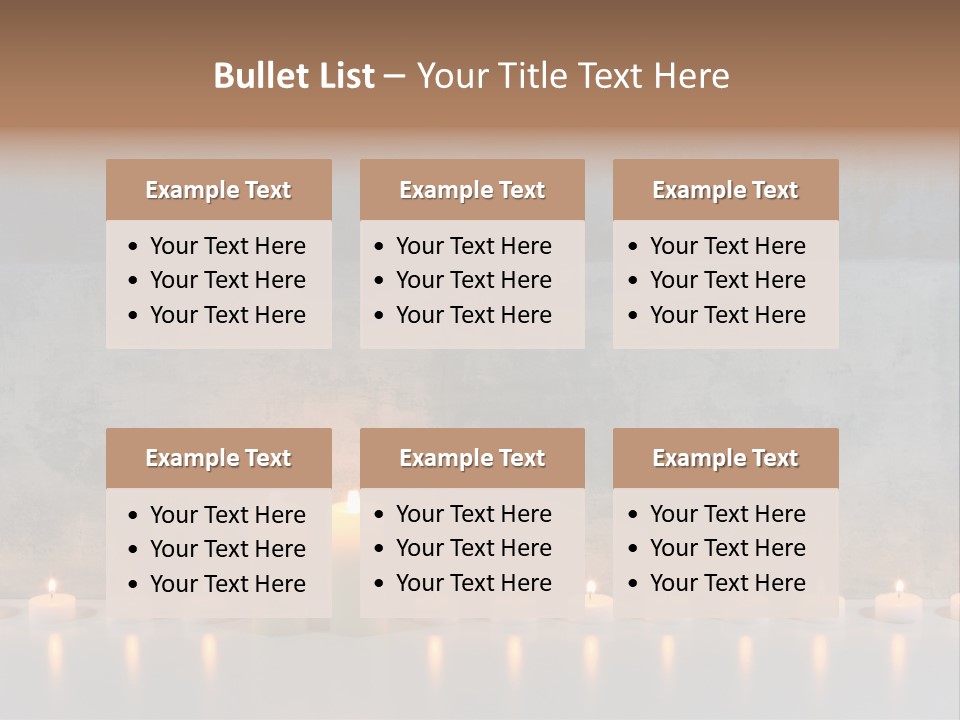 Flame Candle Wellness PowerPoint Template