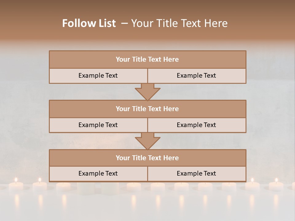 Flame Candle Wellness PowerPoint Template