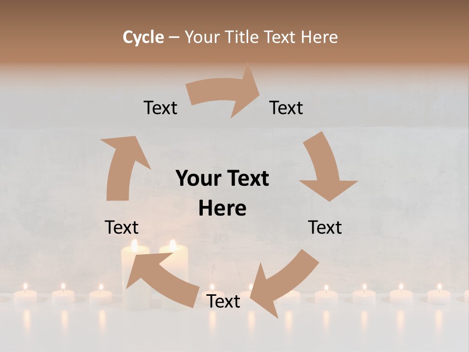 Flame Candle Wellness PowerPoint Template