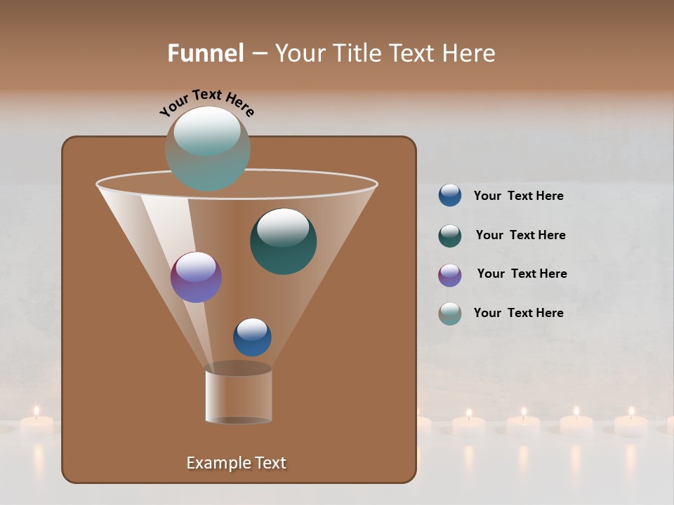 Flame Candle Wellness PowerPoint Template