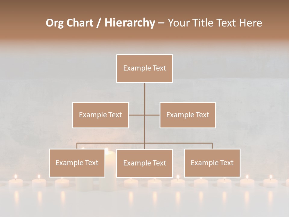 Flame Candle Wellness PowerPoint Template