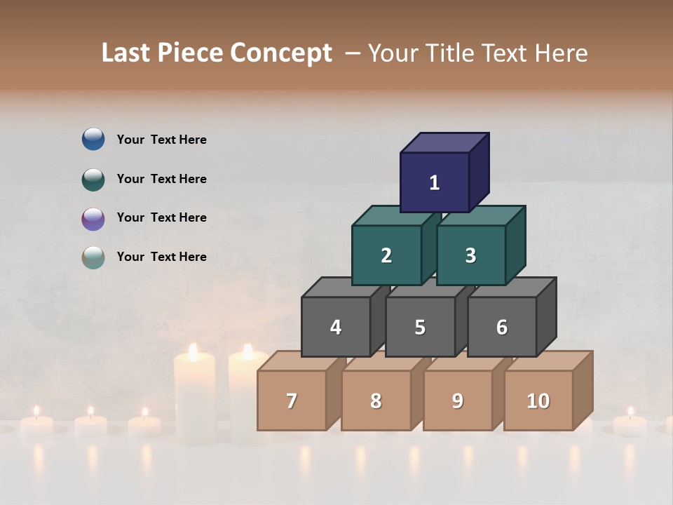 Flame Candle Wellness PowerPoint Template