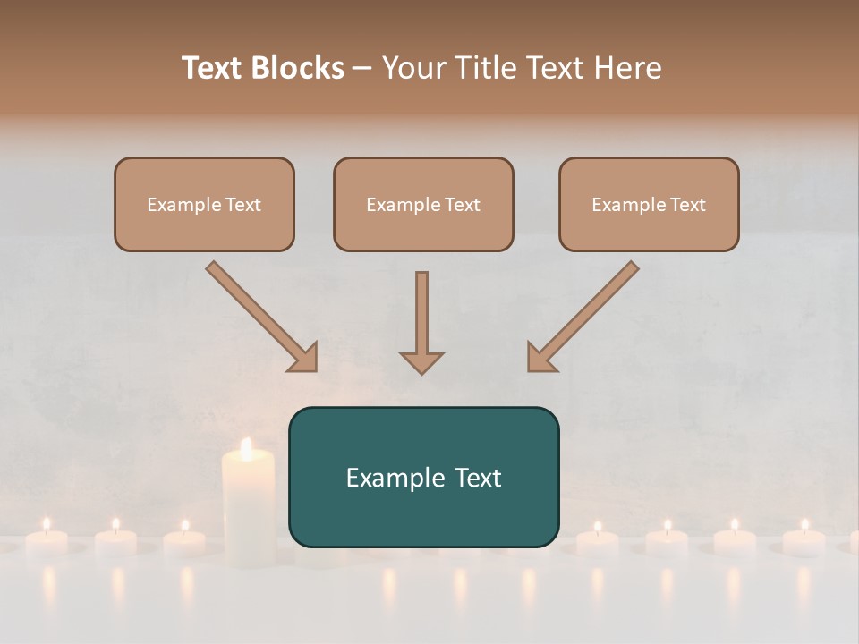 Flame Candle Wellness PowerPoint Template