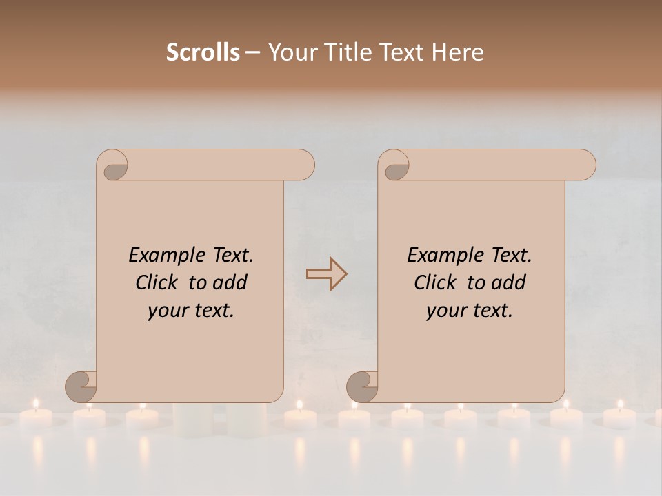 Flame Candle Wellness PowerPoint Template