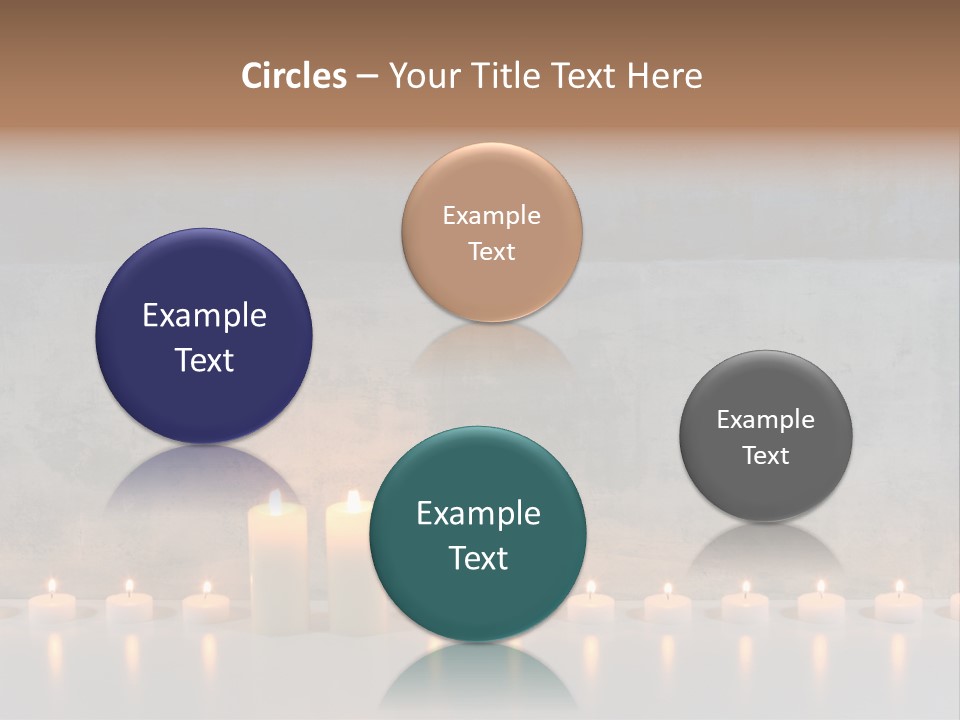 Flame Candle Wellness PowerPoint Template