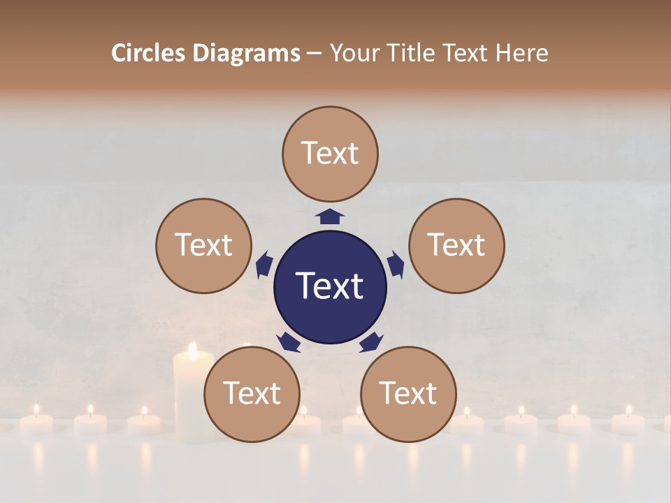 Flame Candle Wellness PowerPoint Template
