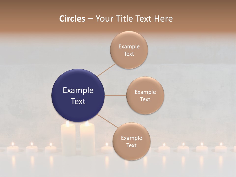 Flame Candle Wellness PowerPoint Template