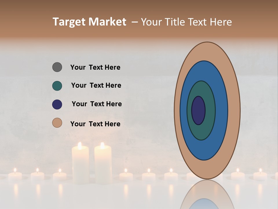 Flame Candle Wellness PowerPoint Template