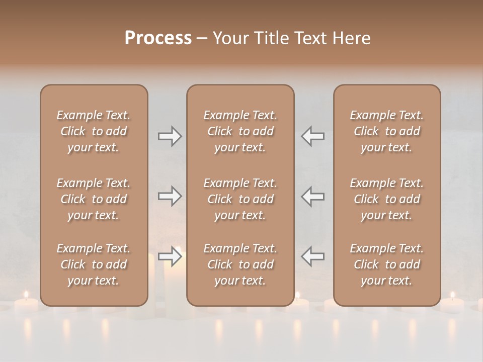 Flame Candle Wellness PowerPoint Template