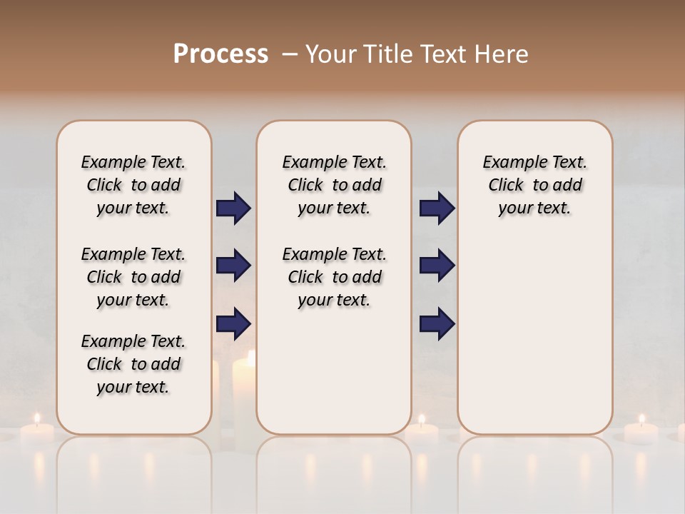 Flame Candle Wellness PowerPoint Template