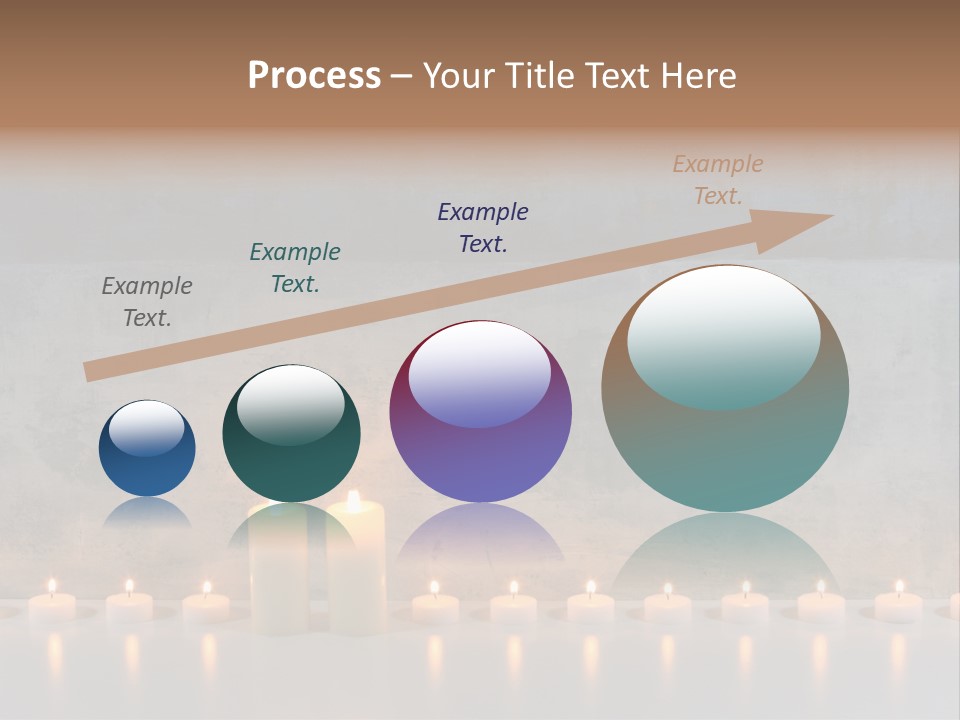 Flame Candle Wellness PowerPoint Template
