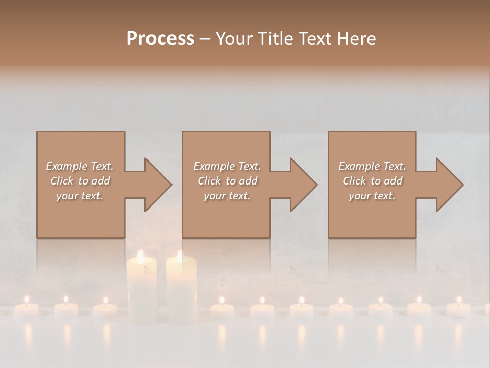 Flame Candle Wellness PowerPoint Template