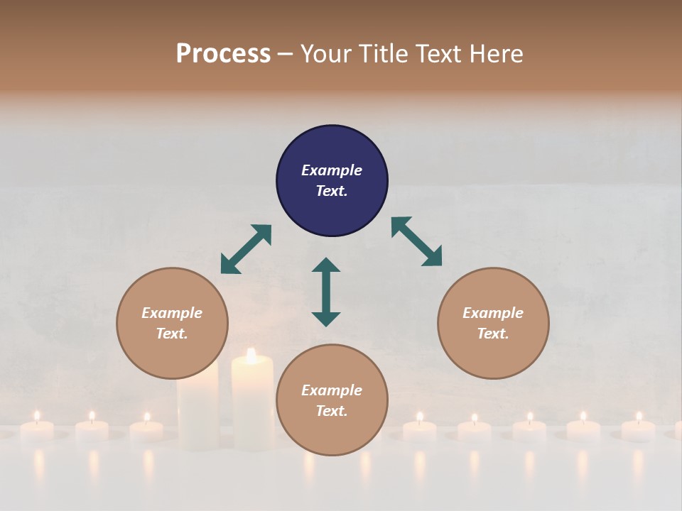 Flame Candle Wellness PowerPoint Template