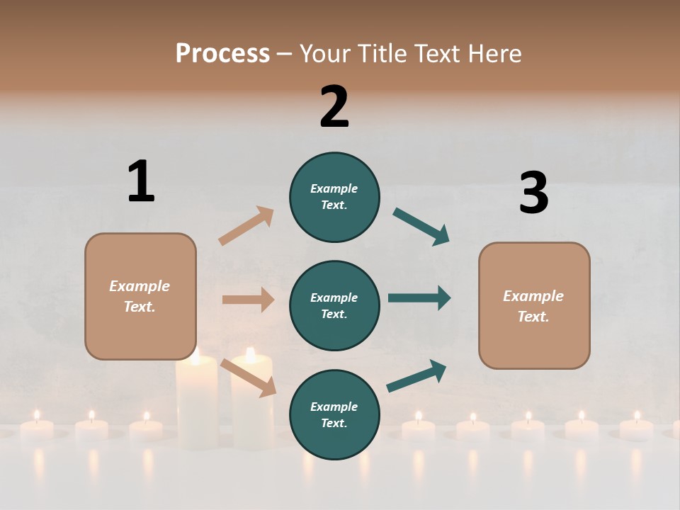 Flame Candle Wellness PowerPoint Template