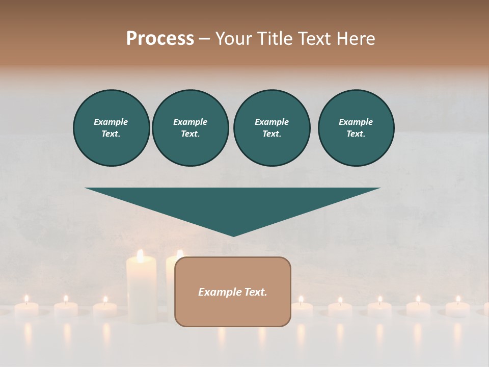 Flame Candle Wellness PowerPoint Template