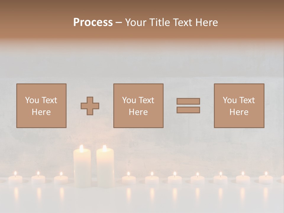 Flame Candle Wellness PowerPoint Template