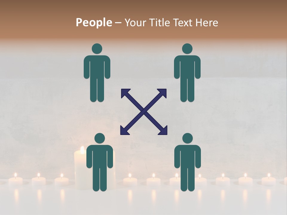 Flame Candle Wellness PowerPoint Template