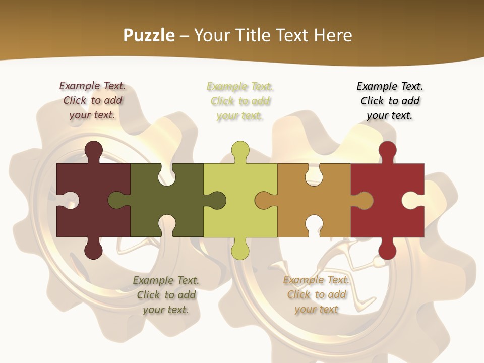 Machine Illustration Idiom PowerPoint Template