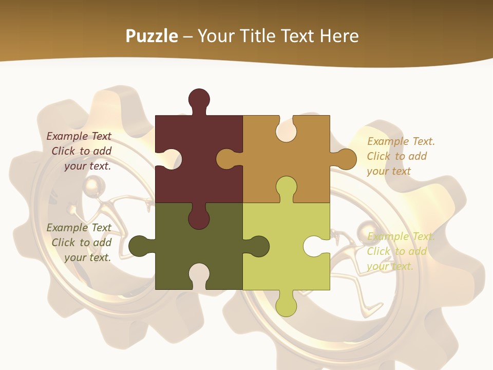 Machine Illustration Idiom PowerPoint Template