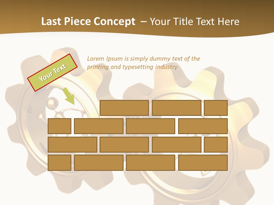 Machine Illustration Idiom PowerPoint Template