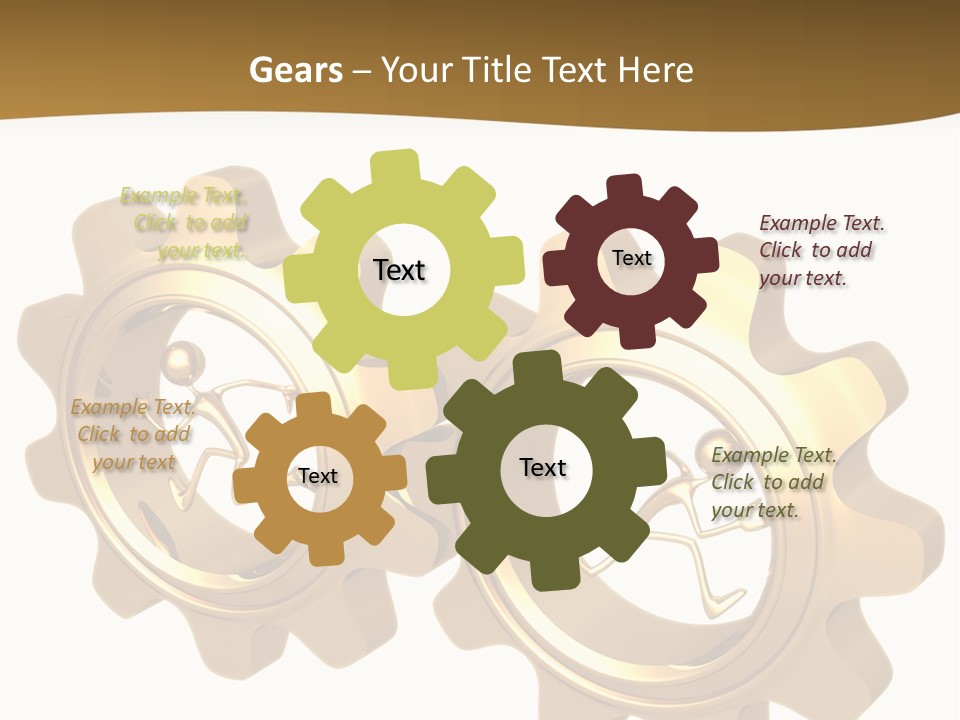 Machine Illustration Idiom PowerPoint Template