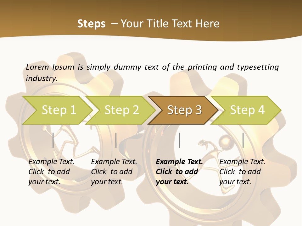 Machine Illustration Idiom PowerPoint Template