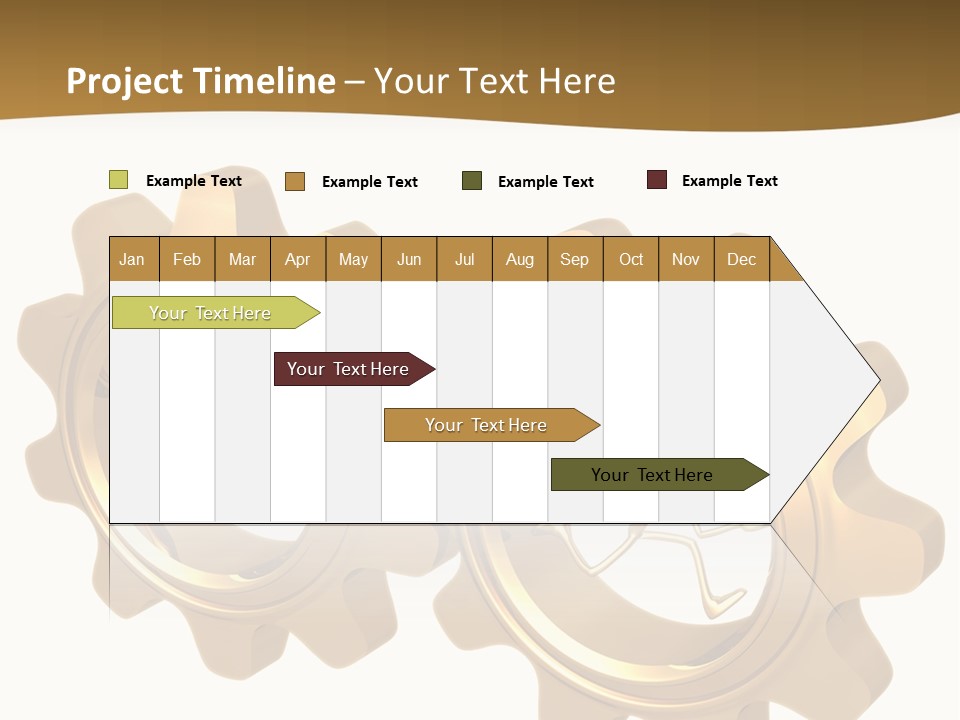 Machine Illustration Idiom PowerPoint Template