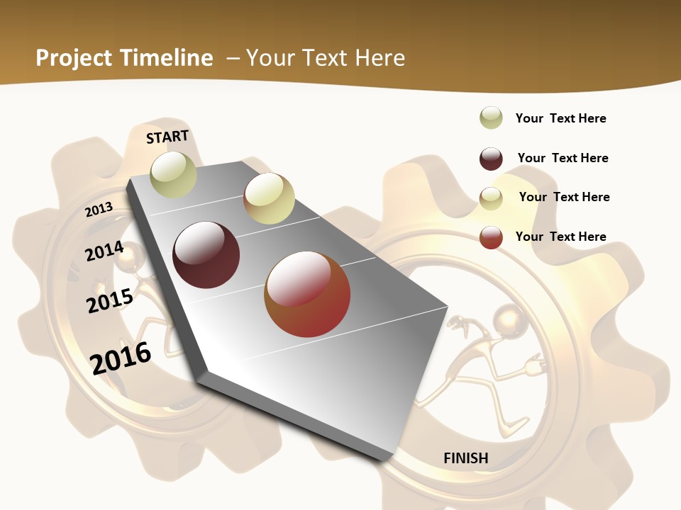 Machine Illustration Idiom PowerPoint Template