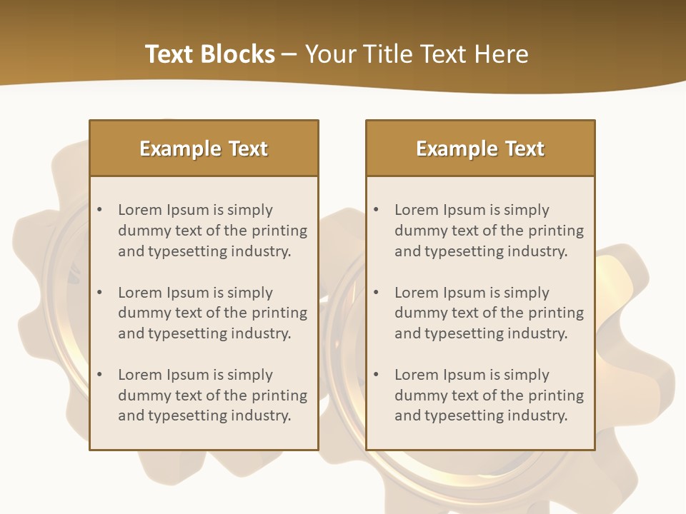 Machine Illustration Idiom PowerPoint Template